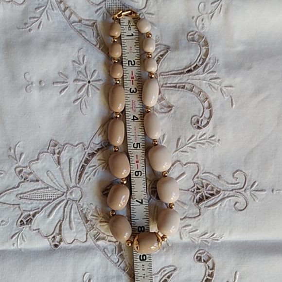 60's Napier Two Toned Tan Necklace - Picture 4 of 4